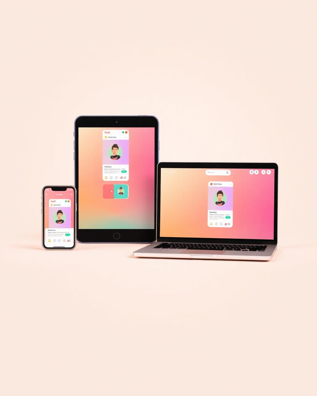 Desktop, Mobile & Tablet