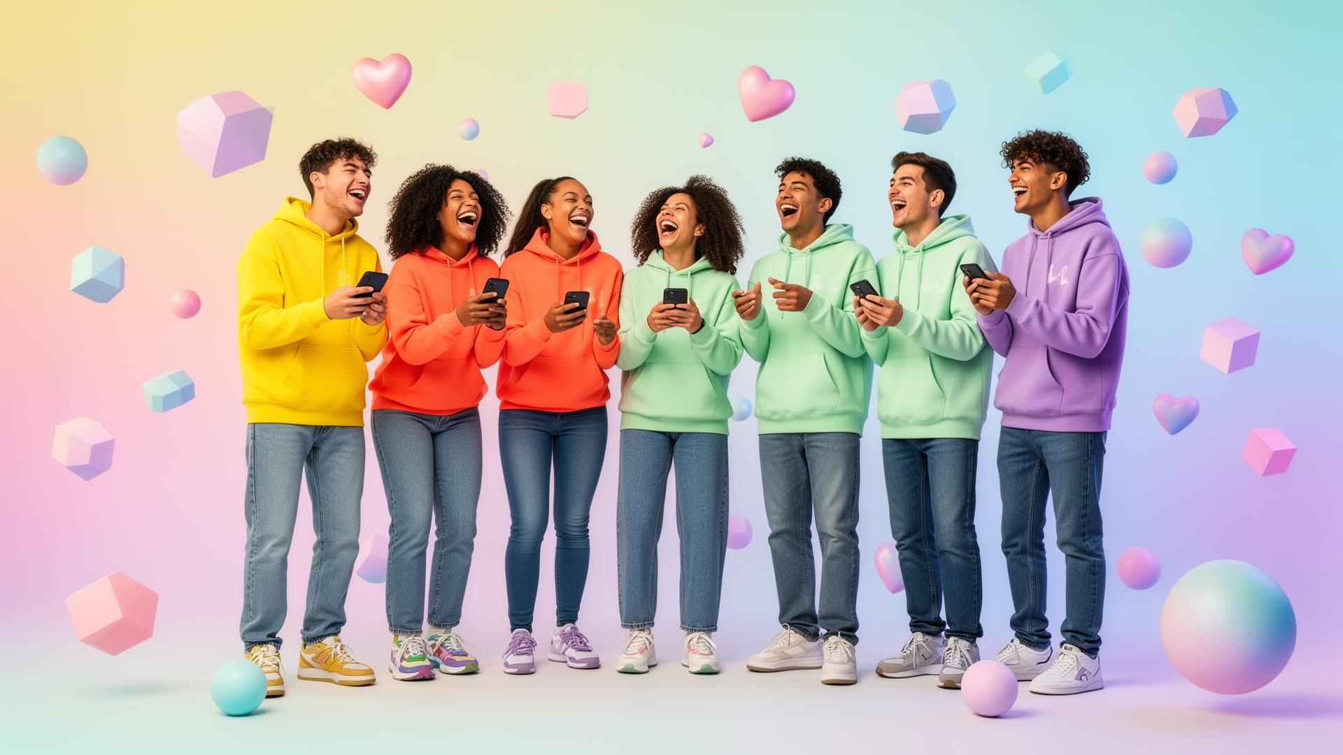 Group of friends using sweetr