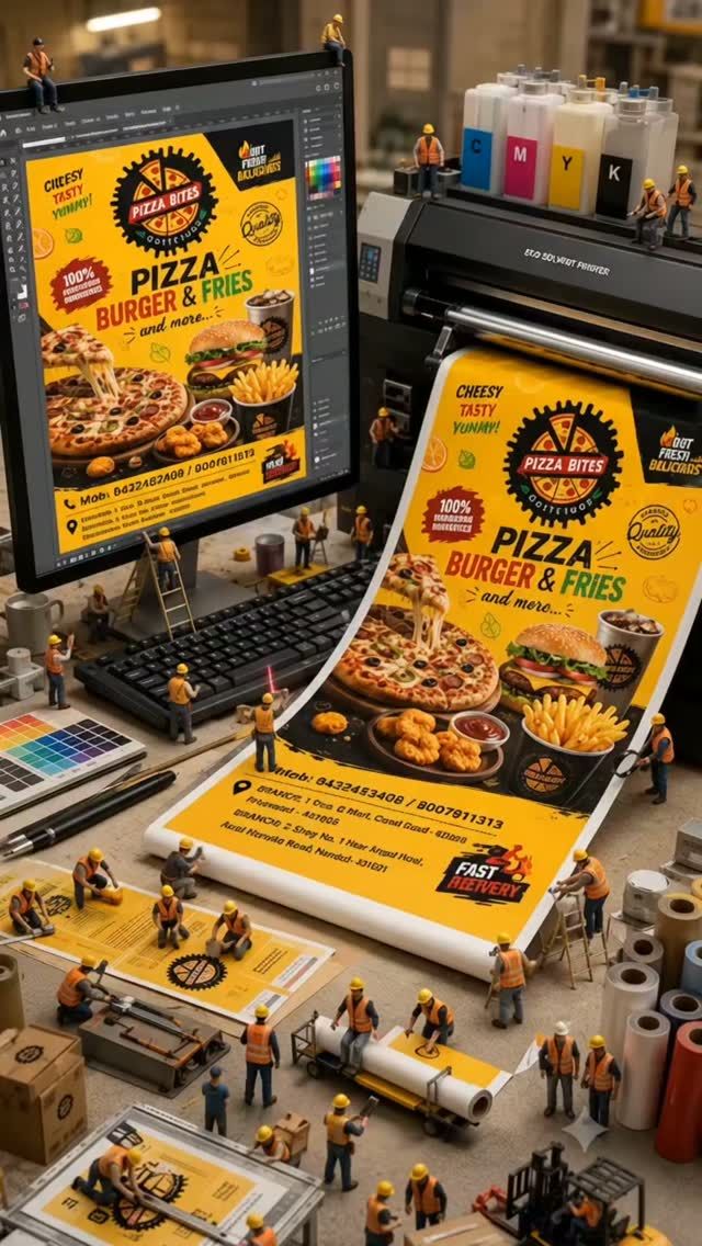 Pizza commercial printer